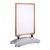 Kundenstopper STORM-STOP Lite, A1, Gehrung holzoptik