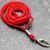 Lanyard, 10 mm breit rot  | mit Karabiner Clip 