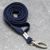 Lanyard, 10 mm breit dunkelblau  | mit Karabiner Clip 