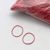 Gummiringe, rot 30 mm | 1 mm