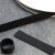Klettband doppelseitig, Rolle mit 25 m 25 mm | schwarz 