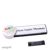 Namensschilder amigo® alu-print Nadel anthrazit  | circle  | weiß  | silber 
