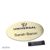 Namensschilder aluline-plus® alu-complete Nadel 65 x 43 mm  | gold 