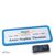 Namensschilder office quick-print Magnet 75 x 27 mm  | mittelblau  | smag® Magnet, extra stark 