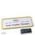 Namensschilder office quick-print Magnet 75 x 27 mm  | gold  | smag® Magnet, extra stark 