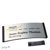Namensschilder polar® alu-complete Nadel 74 x 34 mm  | schwarz  | silber 