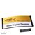 Namensschilder polar® alu-print Nadel 74 x 34 mm  | schwarz  | gold 