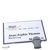 Namensschild mit Klammer VISTA 75 x 47 mm  | anthrazit 