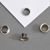 Ösen für Papier Nr. 8E - Ø 5,5mm - L 3,2mm  | vernickelt 