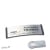 Namensschilder polar® alu-complete 64 x 22 mm | anthrazit | silber | smag® Magnet