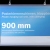 Posterklemmschienen Kunststoff, aufklappbar 900 mm | transparent
