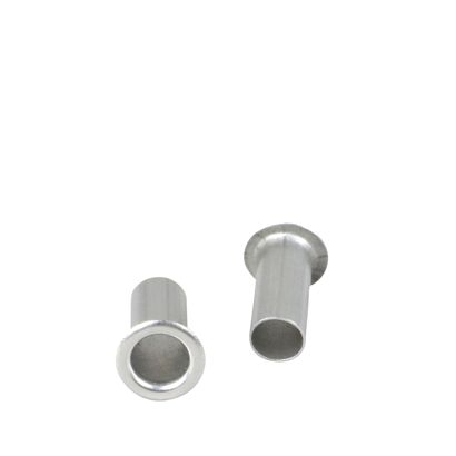 Klick-Ösen, 20 - 50 Blatt, silber 6,5 mm