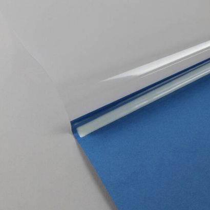Thermobindemappe A4, Lederkarton, 40 Blatt, blau | 4 mm | 250 m