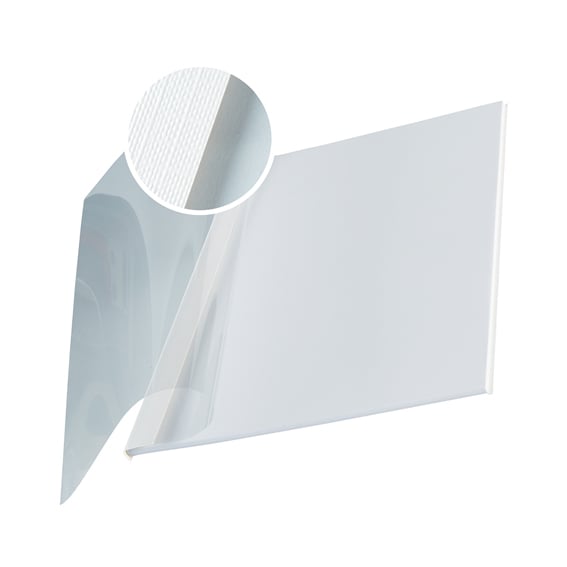 10 Buchbindemappe ImpressBind A4, Softcover, 35 Blatt weiß | 3.5 mm, PET|Karton