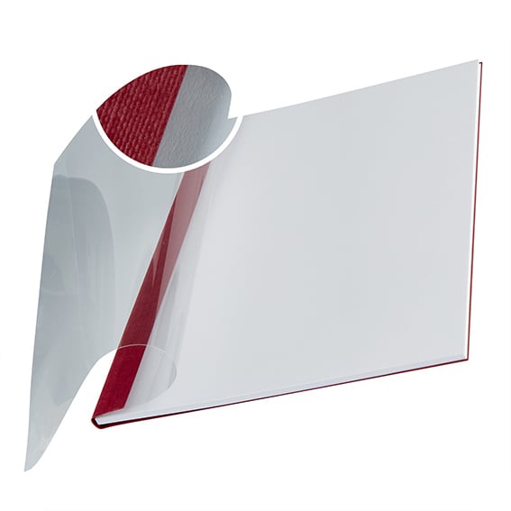 zwart | 3,5 mm Inbindmap ImpressBind A4, softcover, 35 vel