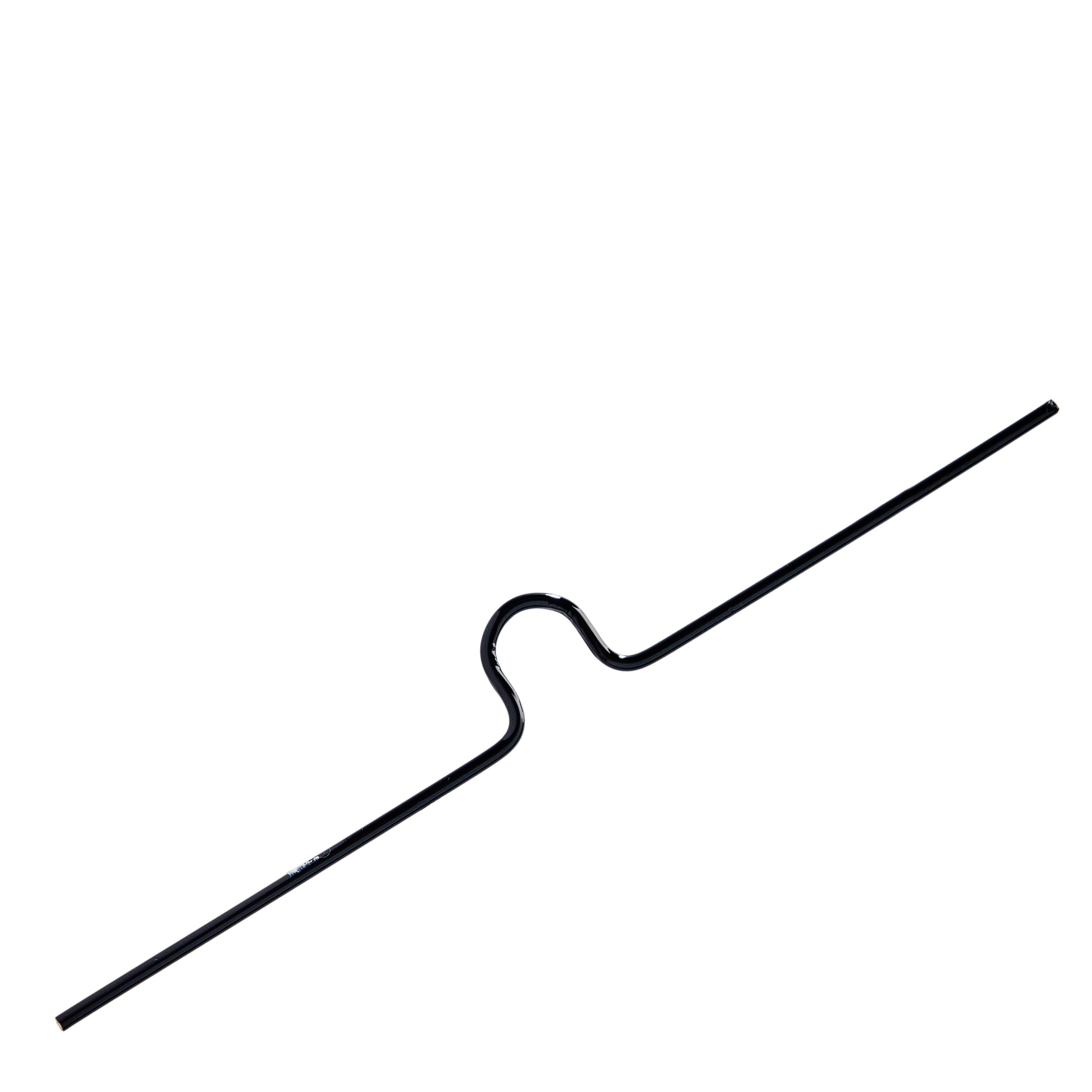 100 Kalenderaufhänger, extra grande schwarz | 150 mm, Kunststoff|Stahl