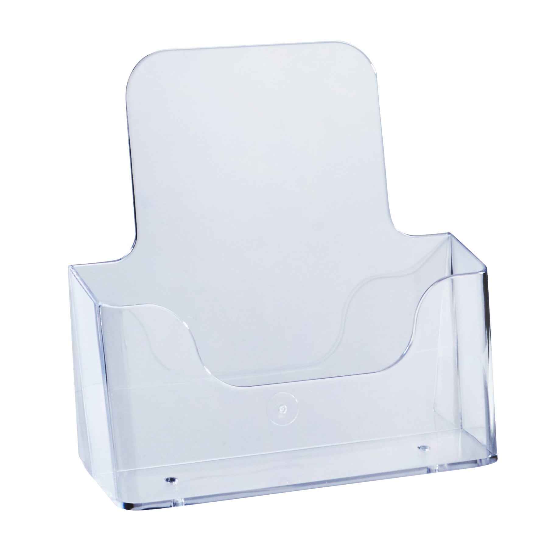 Prospekthalter, für Inhalt DIN A5, 1 Fach, Hochformat, Polystyrol, transparent, PS