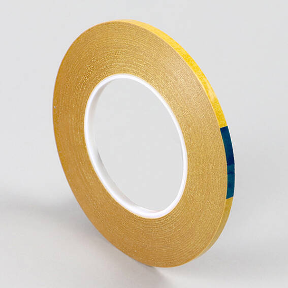 Doppelseitiges Papiervlies-Klebeband, sehr starker Kautschukklebstoff, VS13 6 mm, transluzent