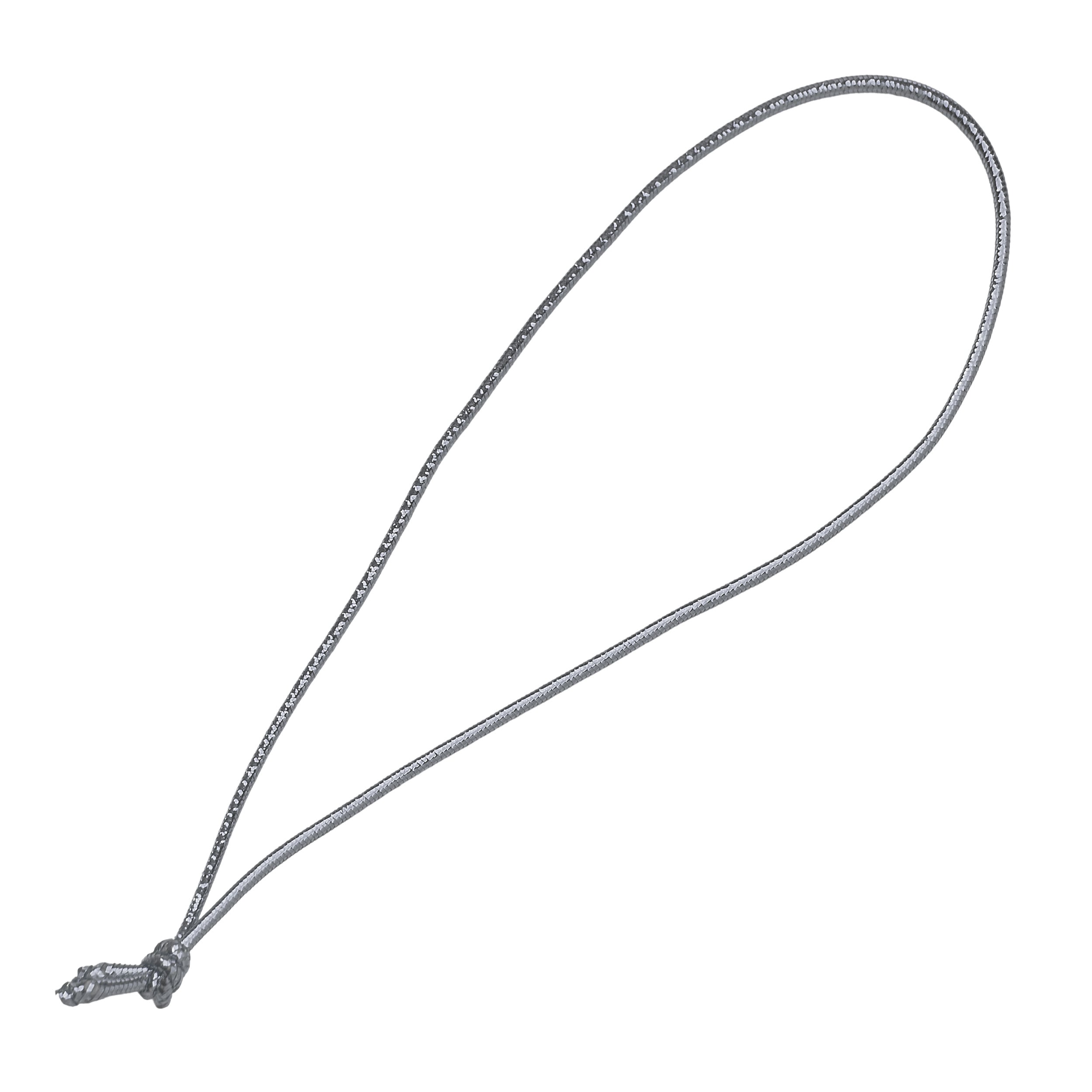 100 Fertigschleifen mit Einfachknoten 200 mm | silber, Latex|Polyester