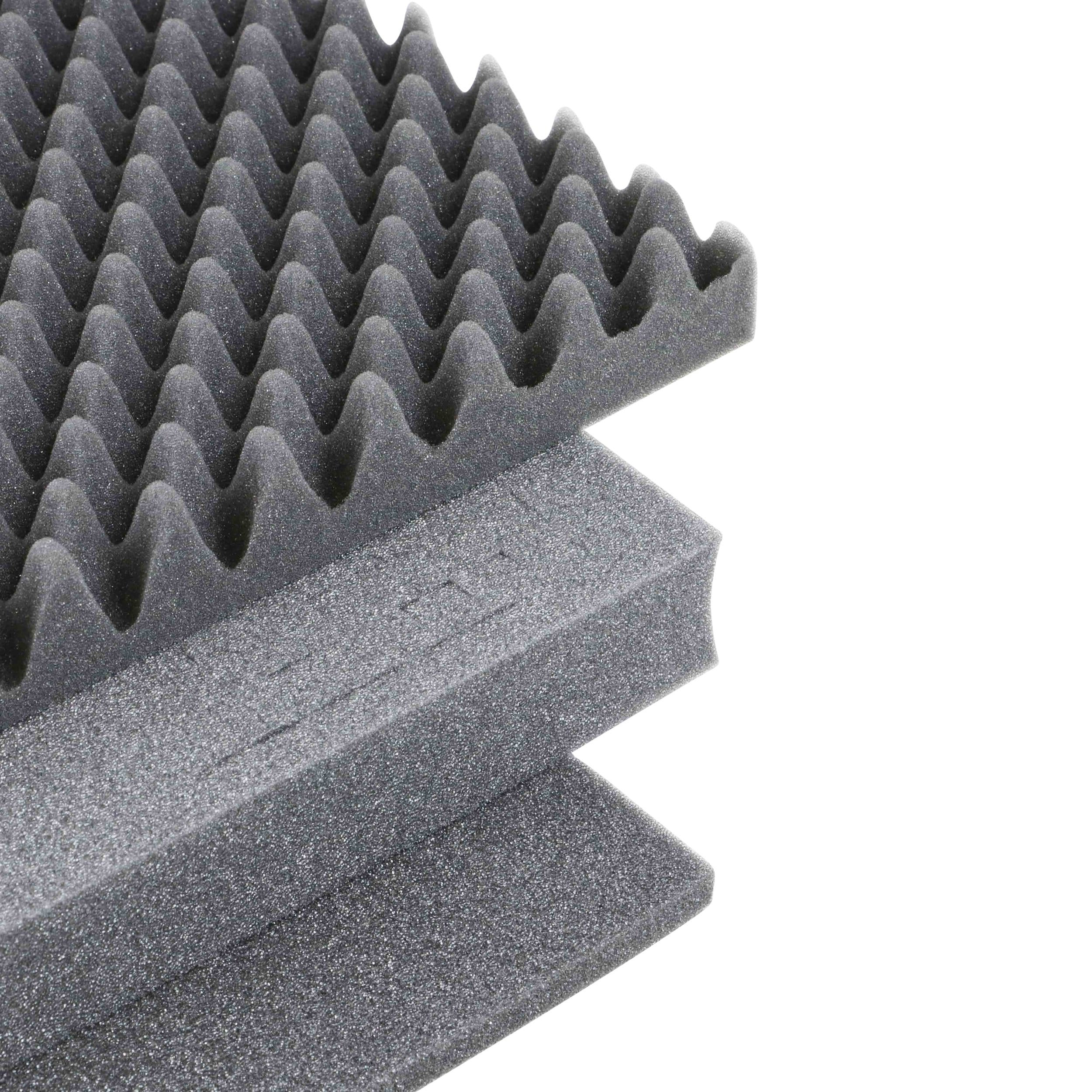 Schaumstoff-Set für Präsentationskoffer K2007, PU, anthrazit