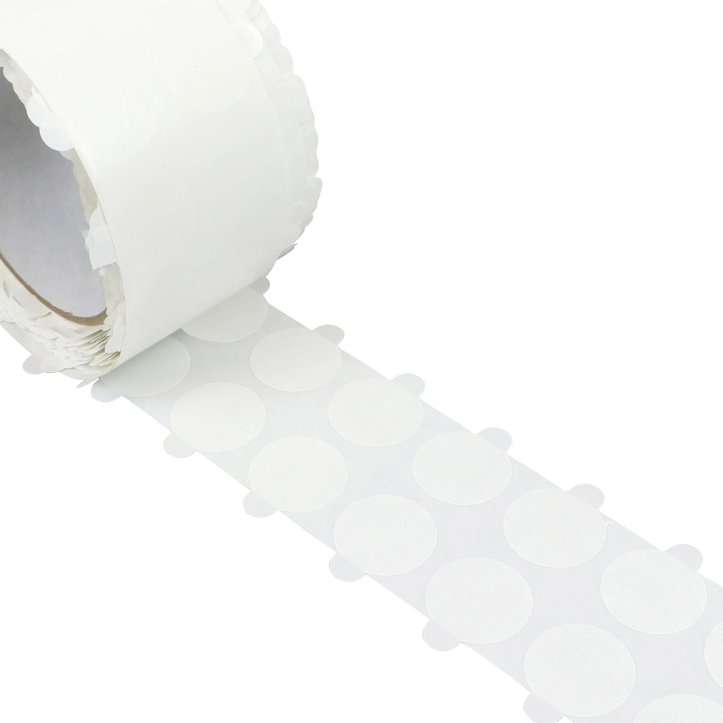 Doppelseitige PET-Klebepunkte, stark/schwach 25 mm | 1000 Stk, transparent
