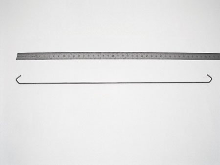 100 Display-Abhängehaken 500 mm, Metall