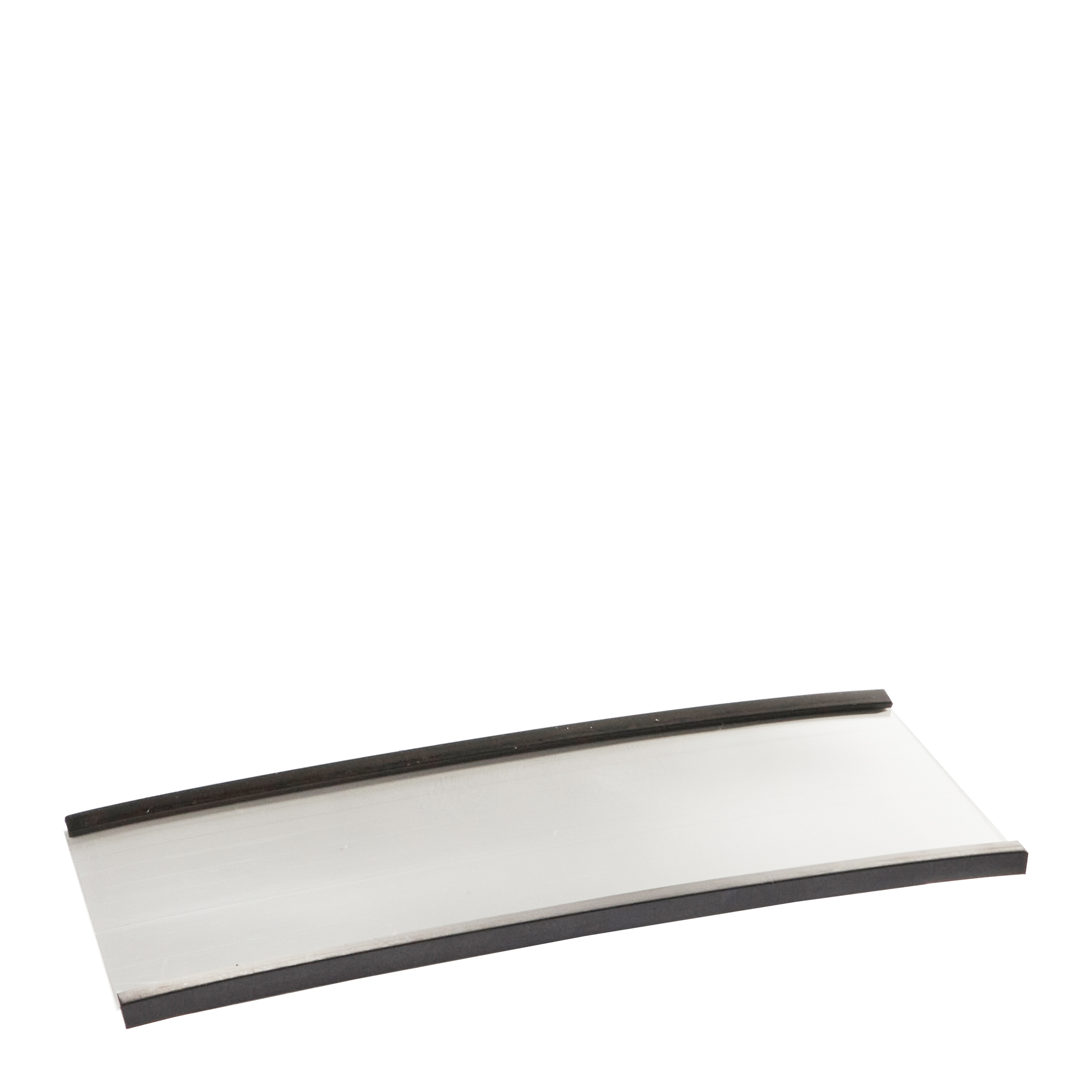 100 Etikettenhalter, C-Profil, magnetisch, Abschnitte 40 mm | 100 mm | selbstklebend, Ferrit, schwarz