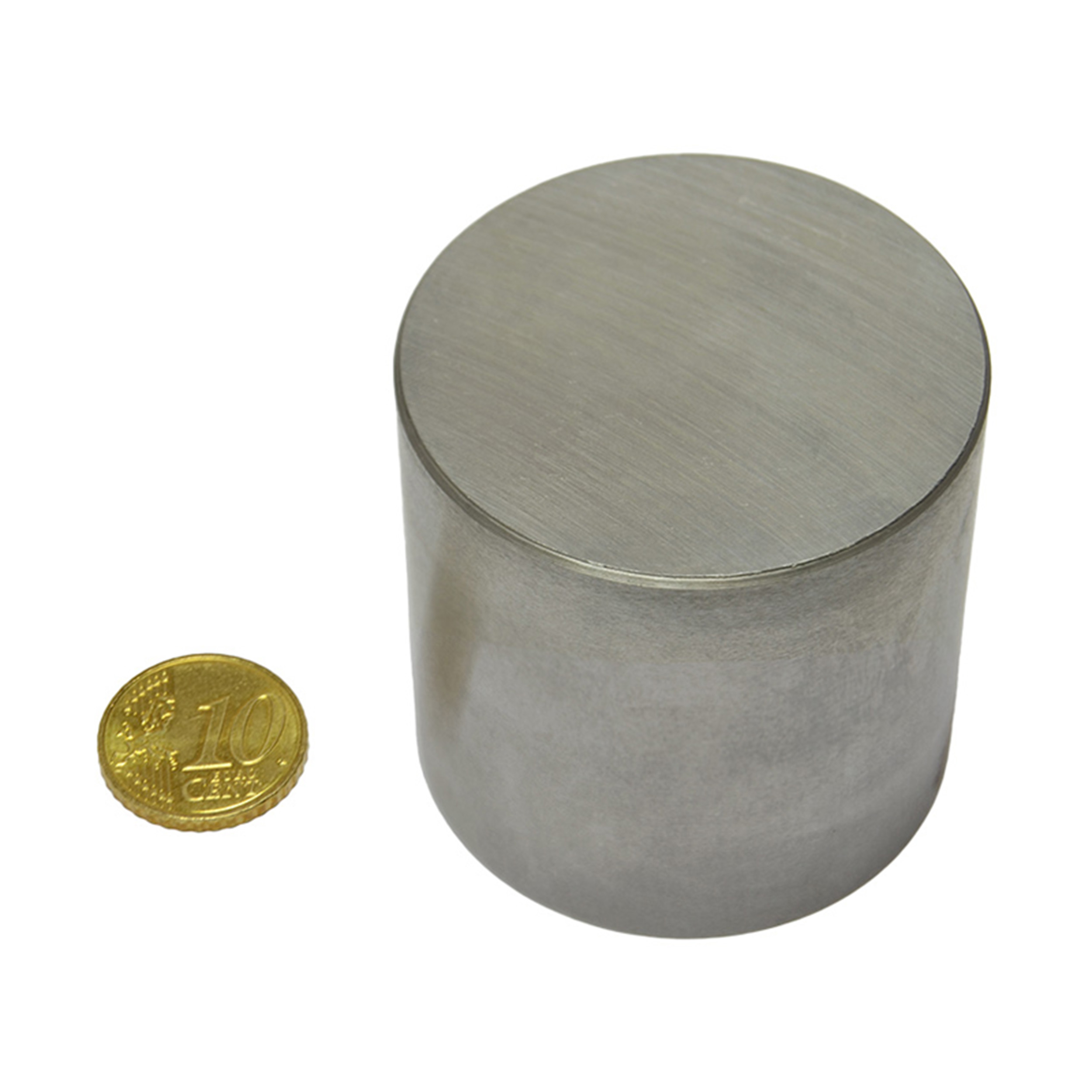 AlNiCo-Stabgreifer mit glattem Gehäuse 50 mm, AlNiCo|Stahl, silber