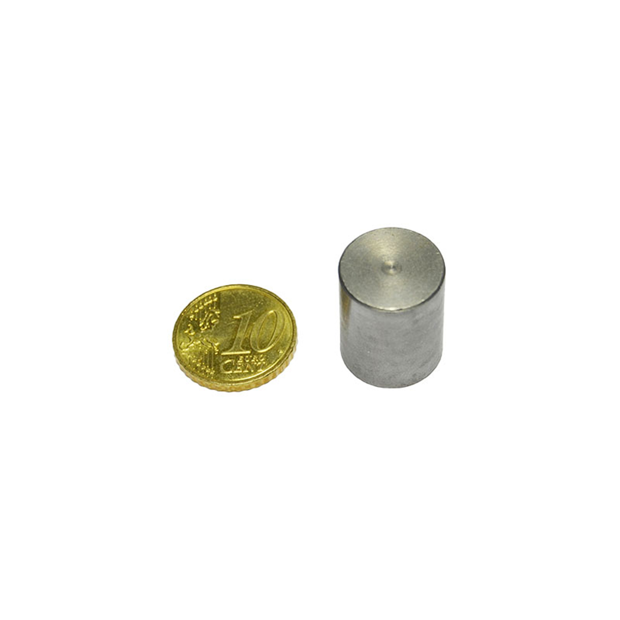 10 Neodym-Stabgreifer mit glattem Gehäuse 16 mm, Neodym|Stahl, silber