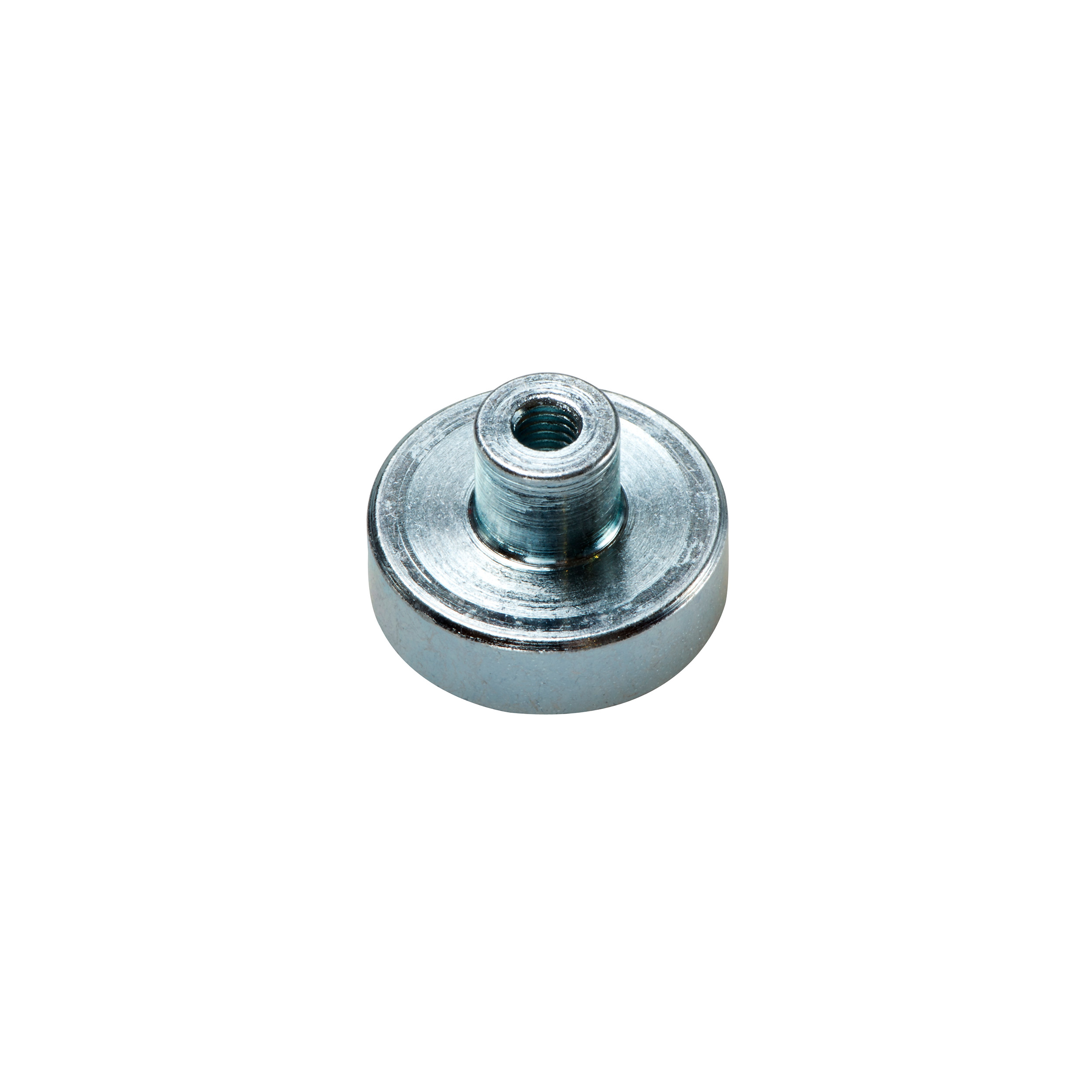 8 SmCo-Topfmagnete mit Gewindebuchse 20 mm, SmCo|Stahl, silber