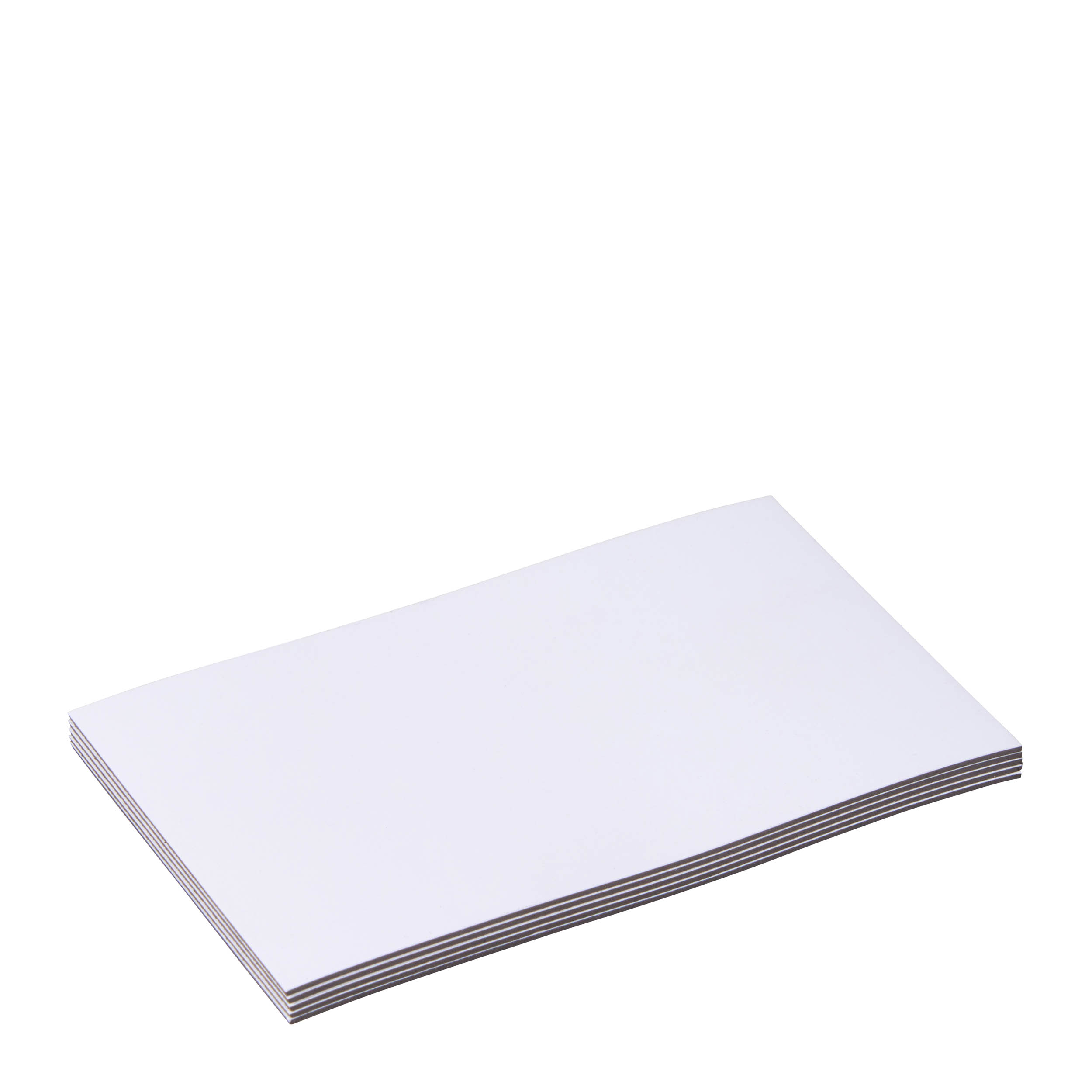 100 Magnetetiketten beschreibbar 50 x 80 mm, Ferrit|PVC, weiß