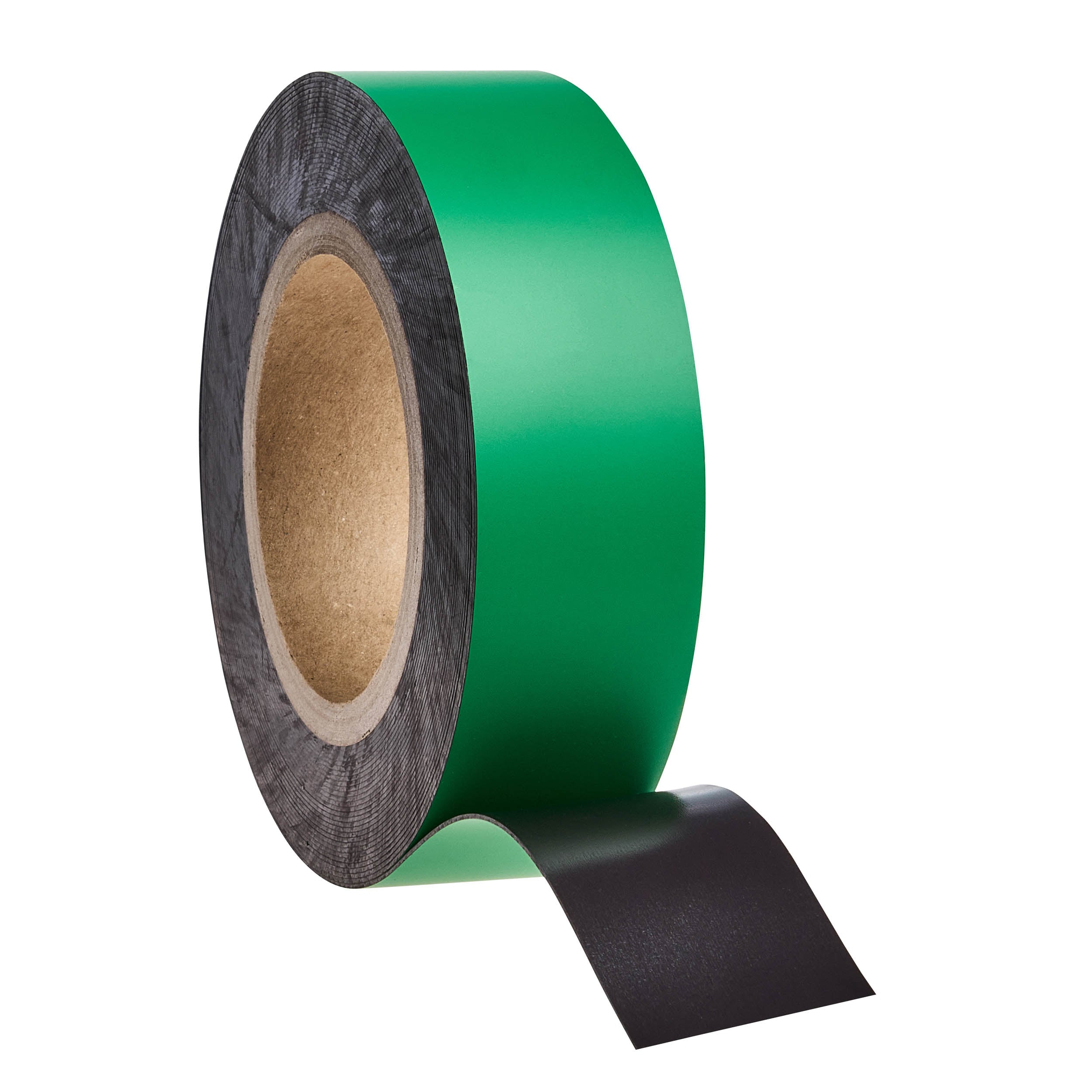 Magnetband farbig 40 mm | grün | 10 m | 0.85 mm, Ferrit|PVC