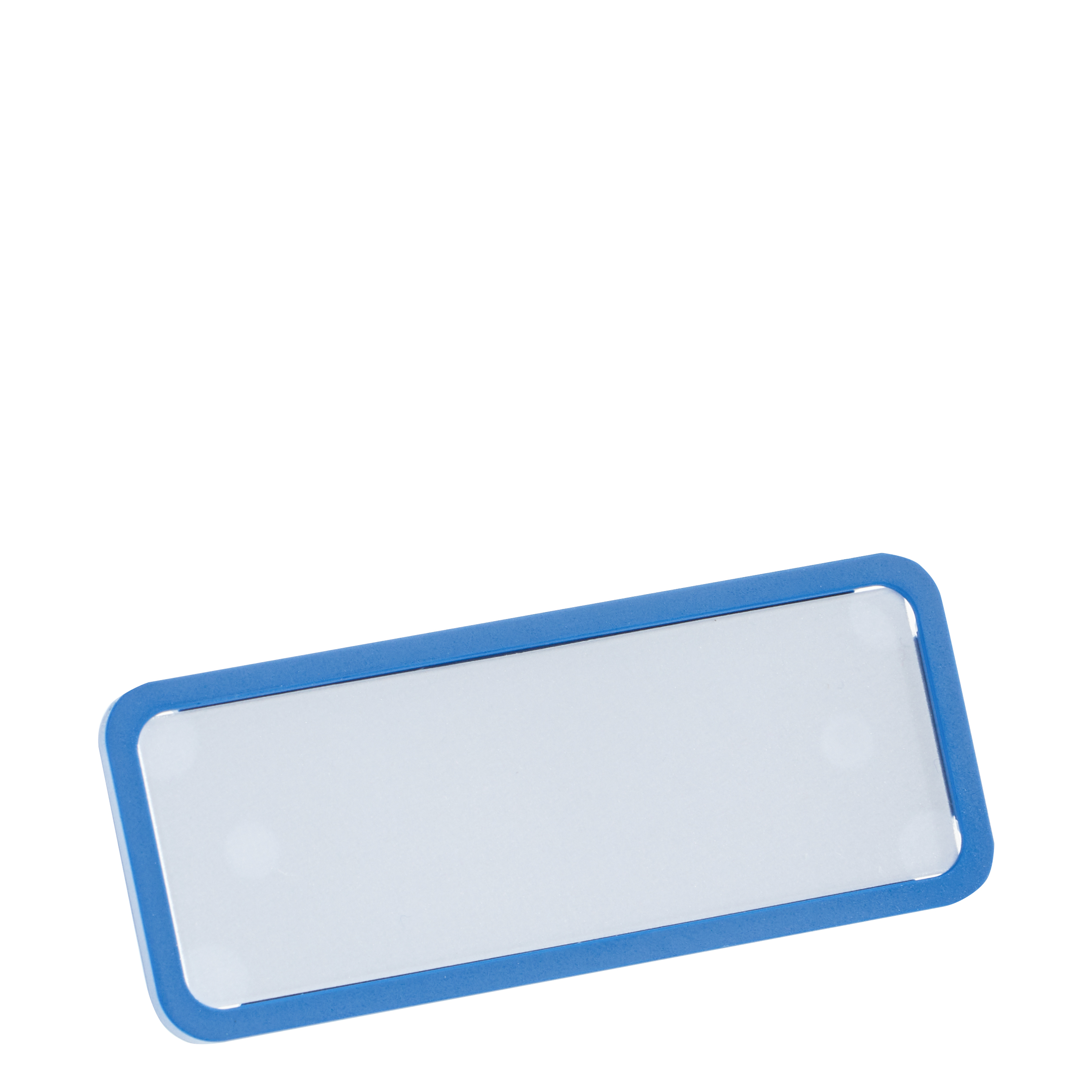 Sourcemall Kunststoff-ID-Nummernschilder mit Schlüsselringen (Blau