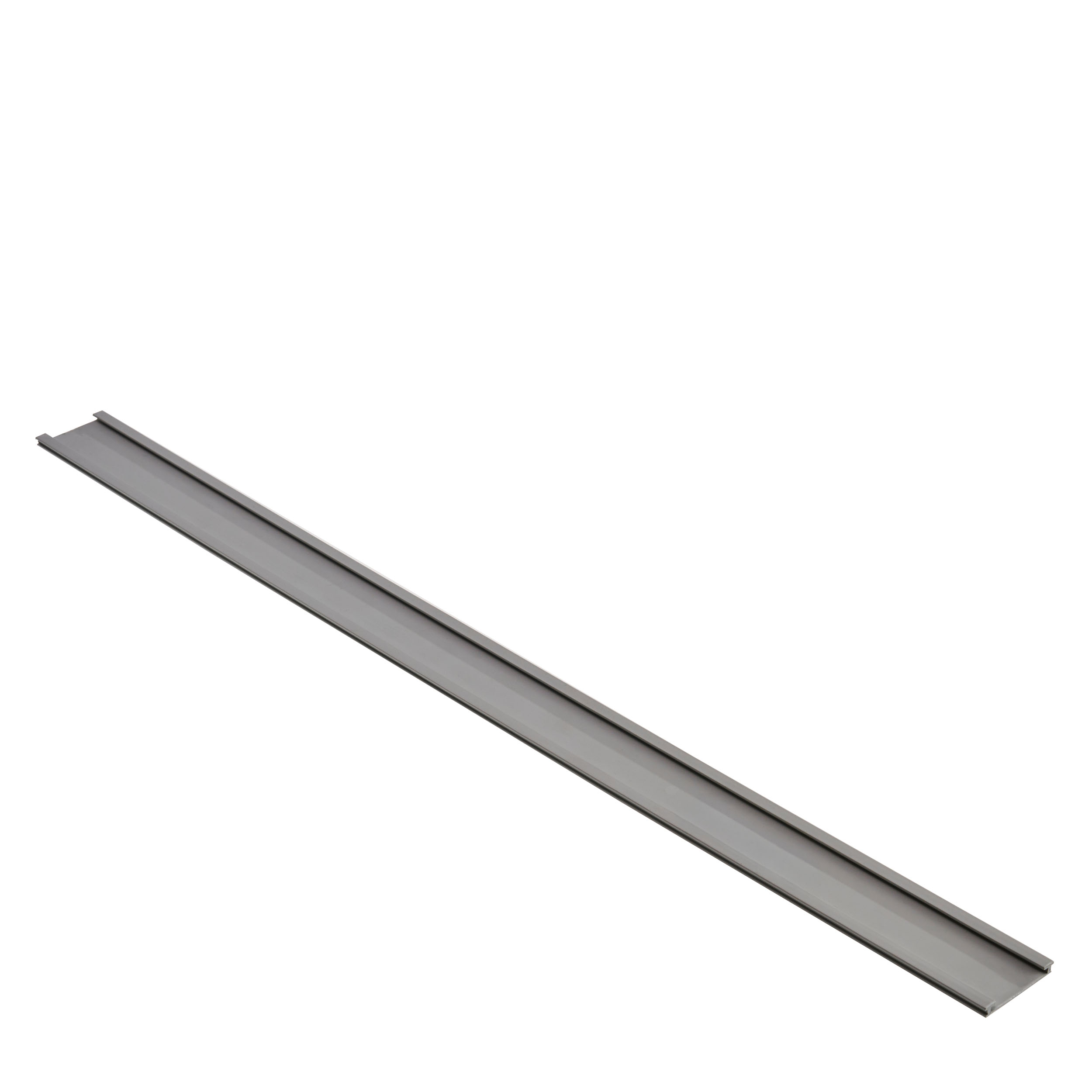 Führungsschiene für Warenschieber, grau 435 mm, ABS-Kunststoff|PVC