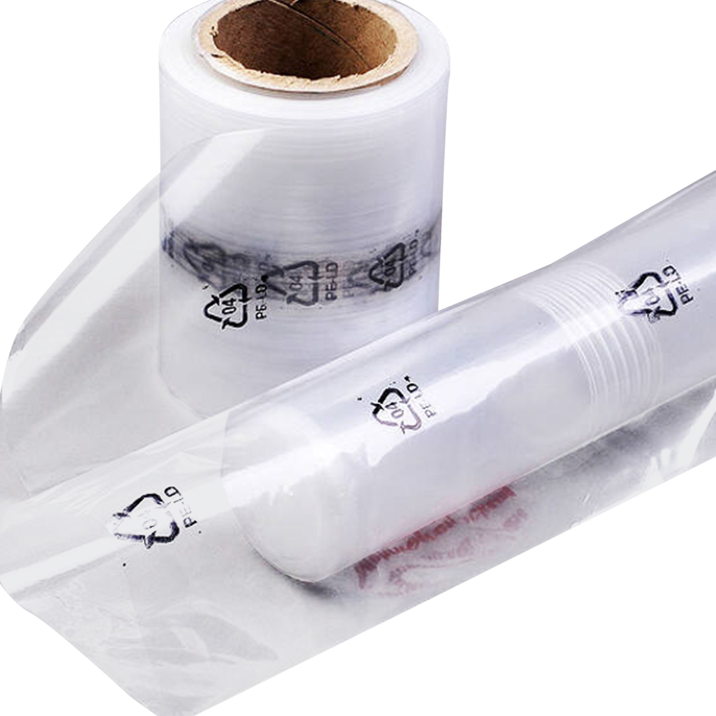 Schlauchfolie, PE-Folie 250 mm | 100 μm | Rolle mit 250 m, transparent