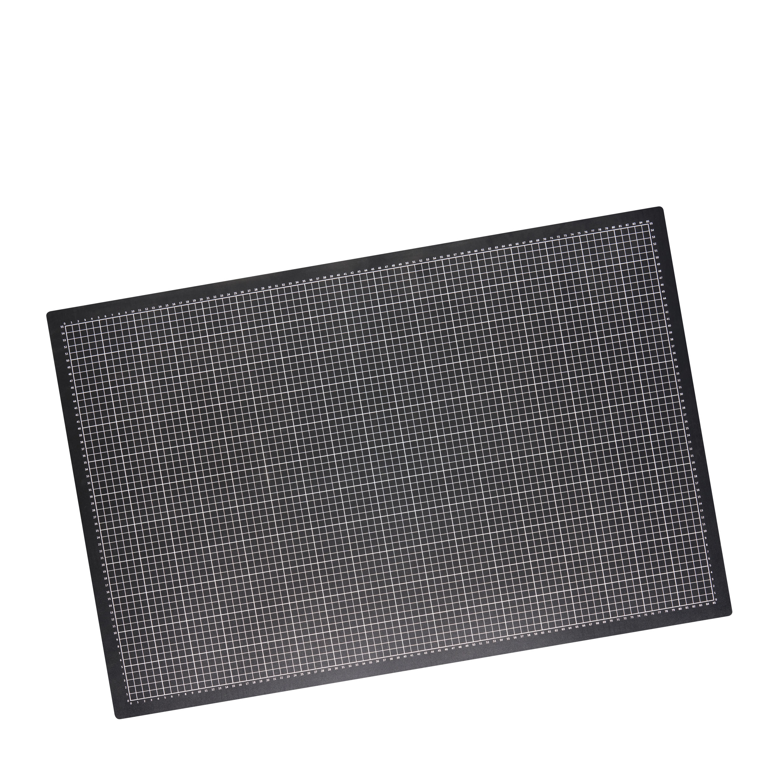 Schneidematte A1, 90 x 60 cm, selbstheilend, mit Raster grau|schwarz, Kunststoff