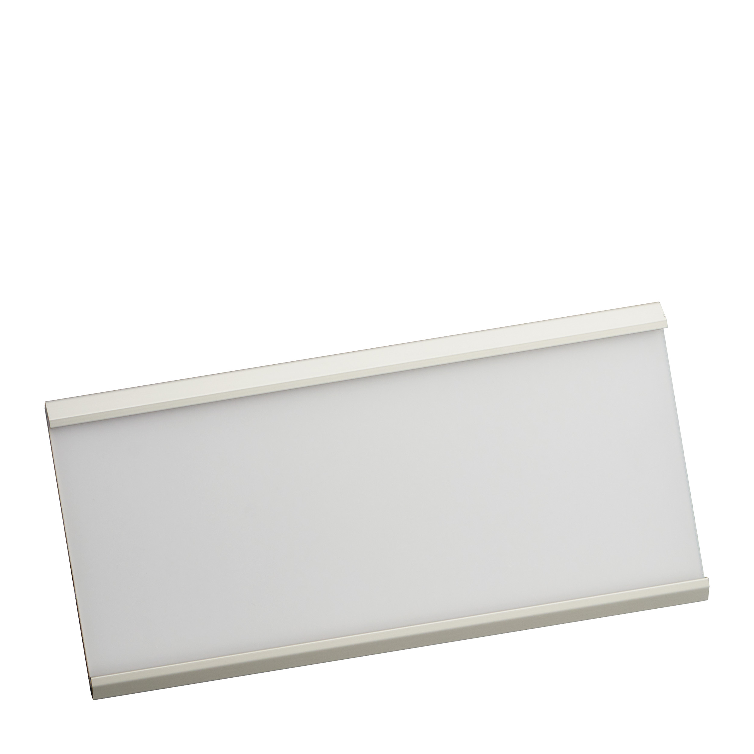 Büroschild MADRID 210 x 90 mm, Aluminium, silber