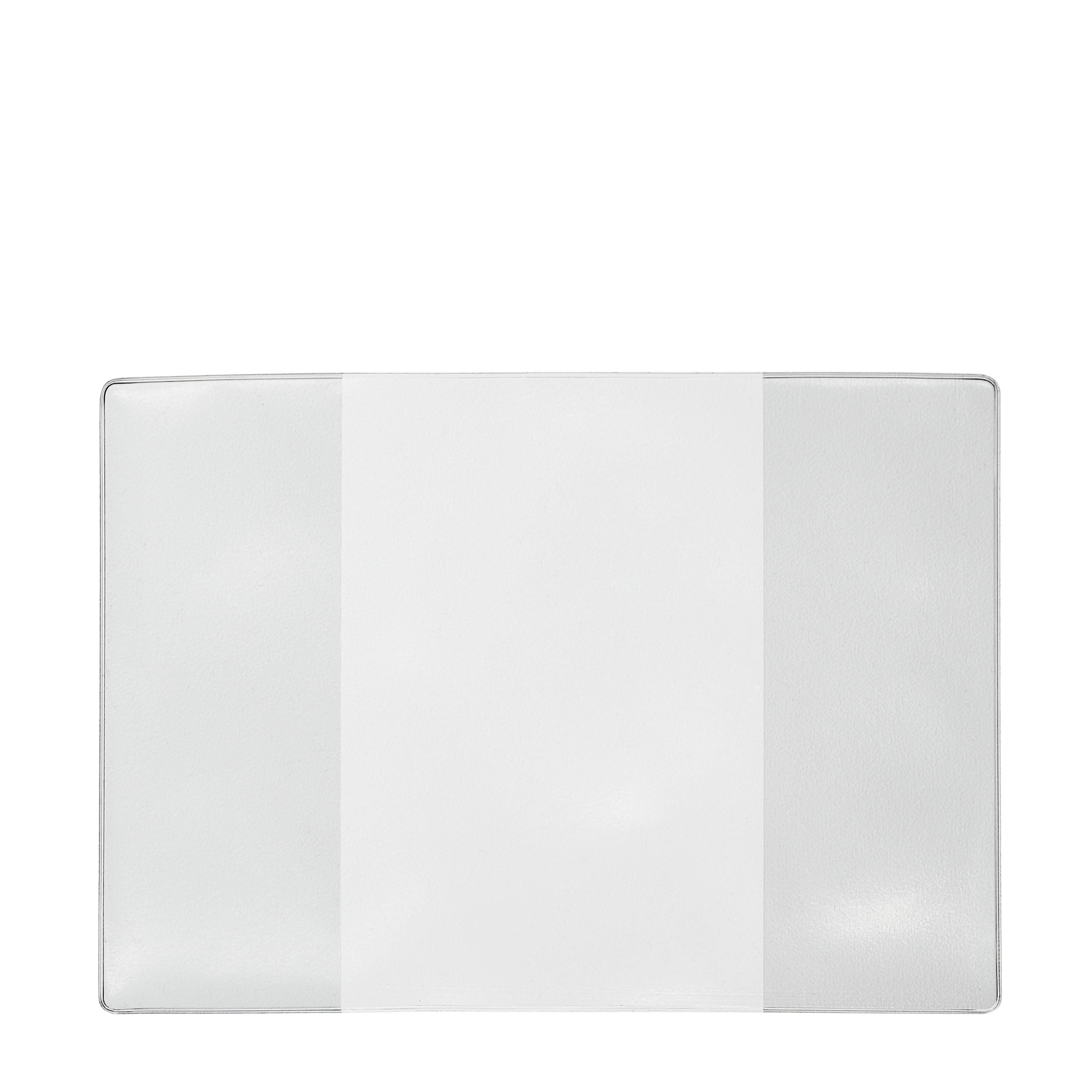100 Reisepasshüllen, transparent, Weich-PVC
