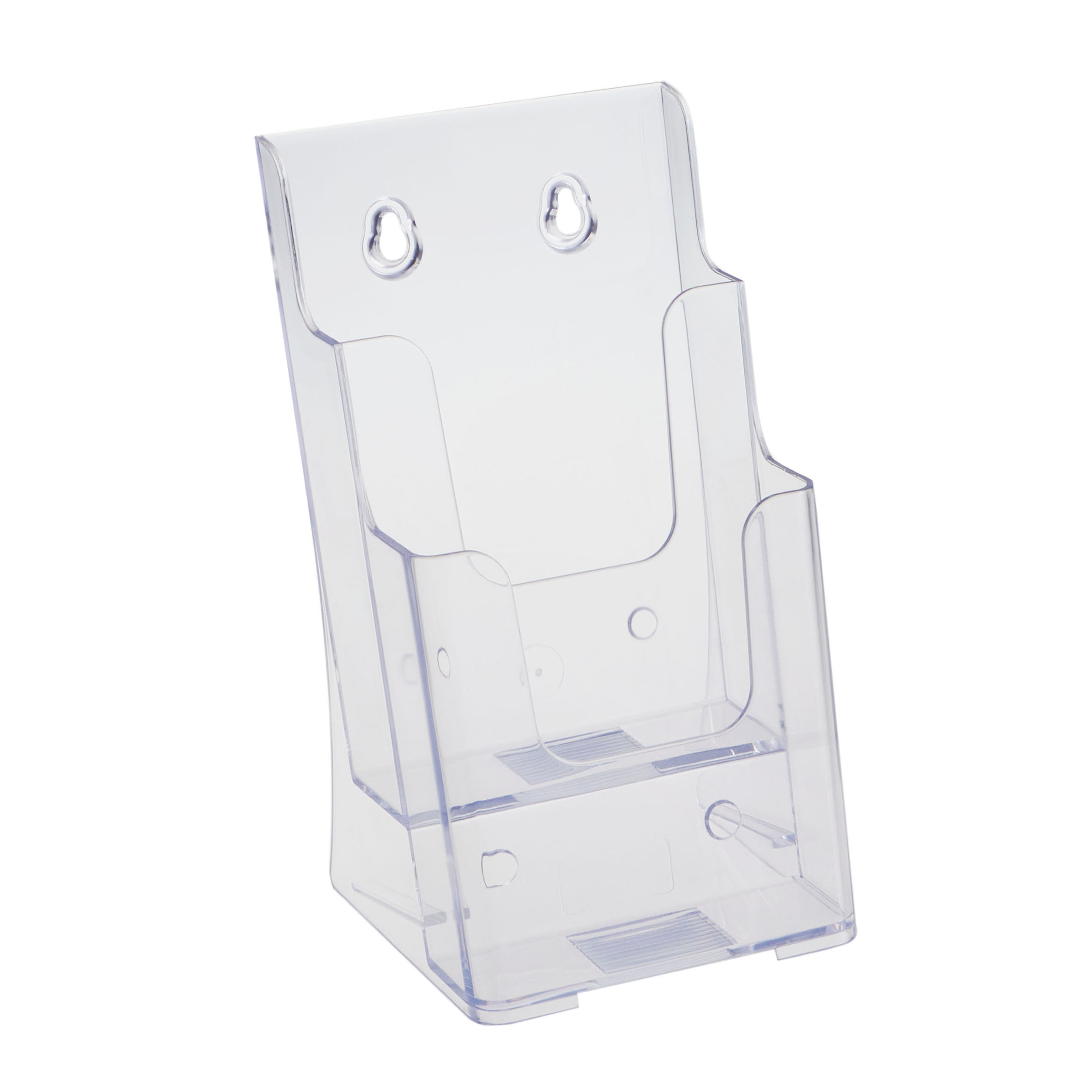 Prospekthalter Wand/ Stand, Polystyrol, transparent PTXC 2 x 1/3 A4, PS
