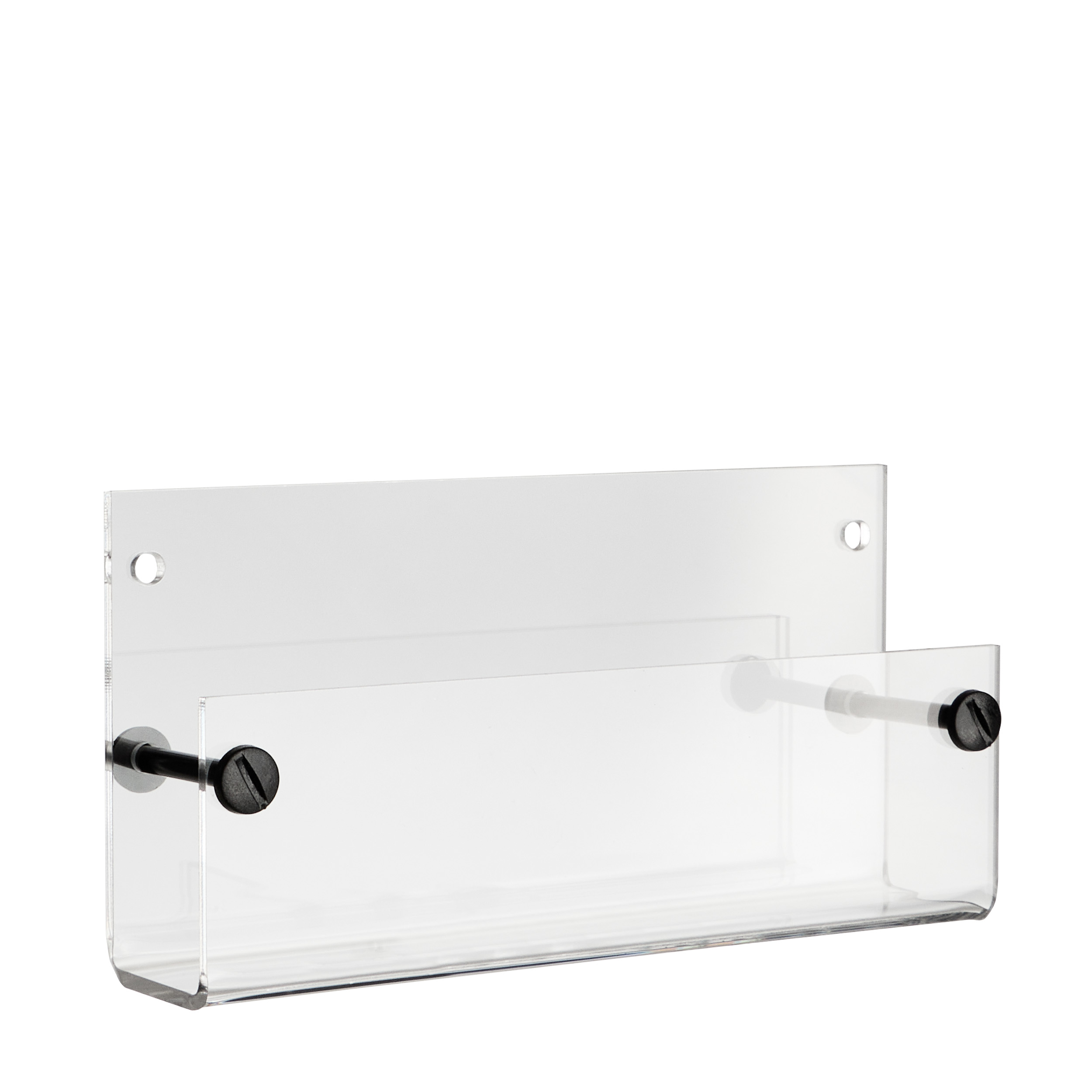 Wandprospekthalter, Acryl, transparent PTXA 1 x A6, Acryl (PMMA)