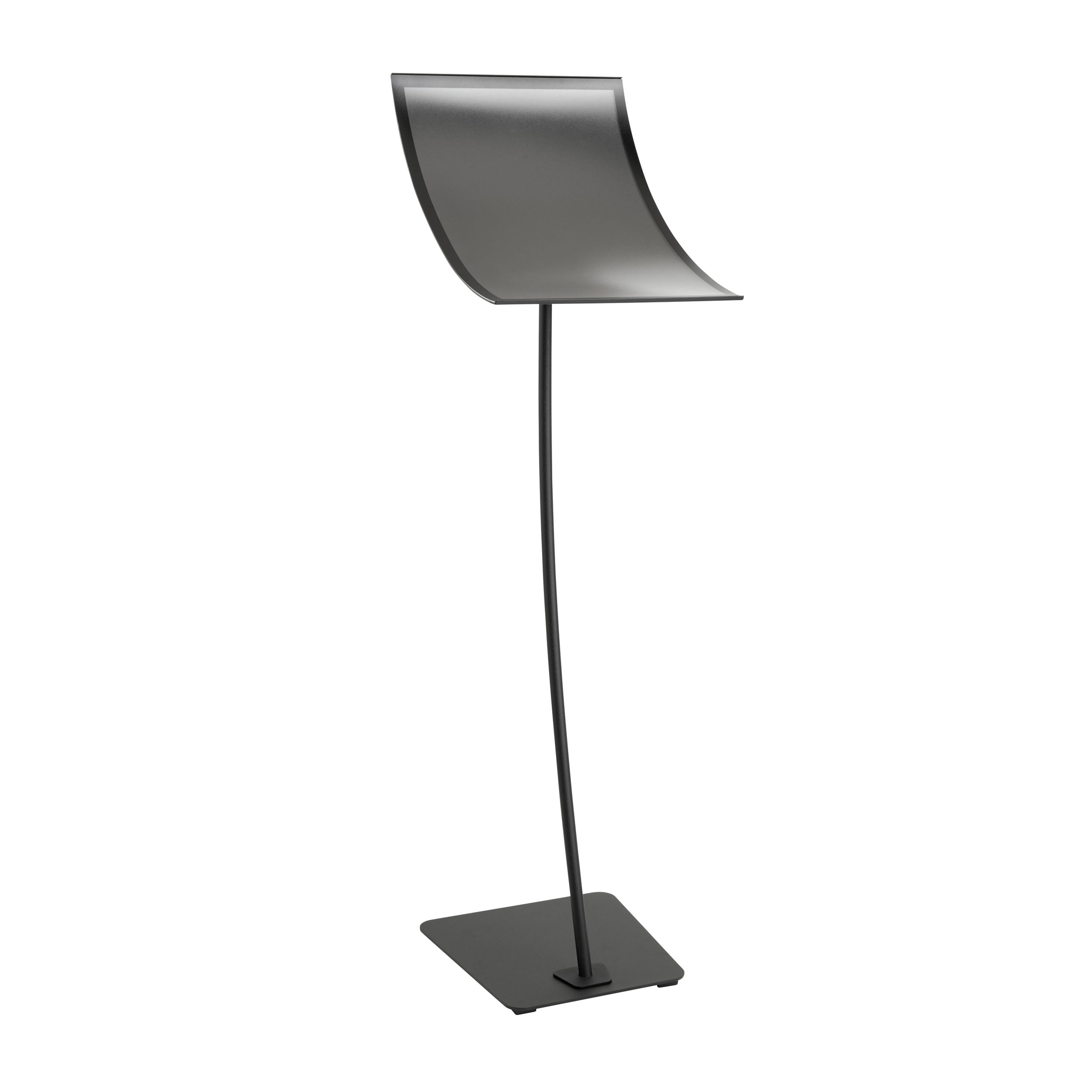Infoständer A3 ARC mit Magnetrahmen schwarz, Aluminium|Stahl