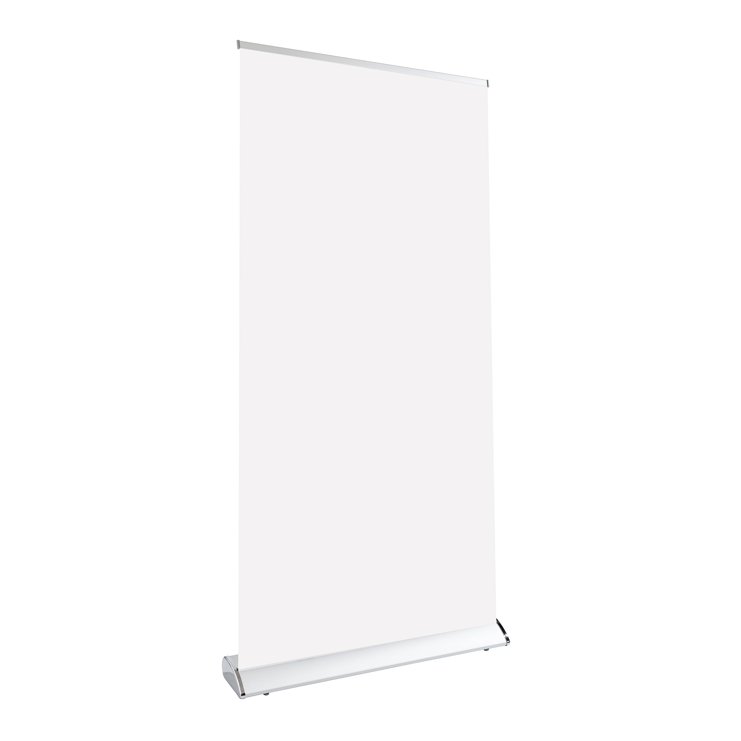 Roll Up Exclusive, ohne Druck, 200 x 100 cm | silber, Aluminium