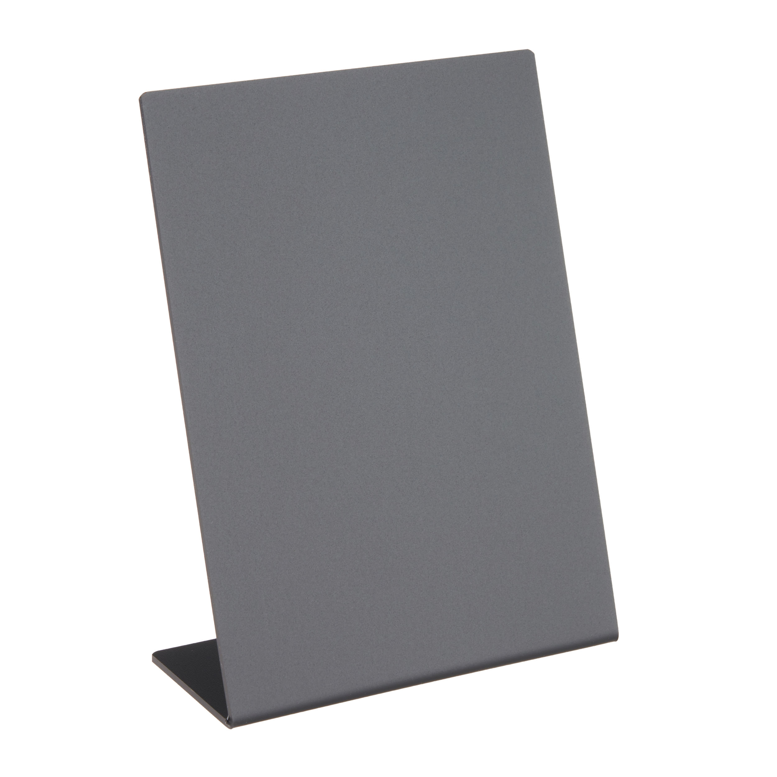 L-Aufsteller Kreidetafel, schwarz 105 x 148 mm - A6 | Hochformat, PP