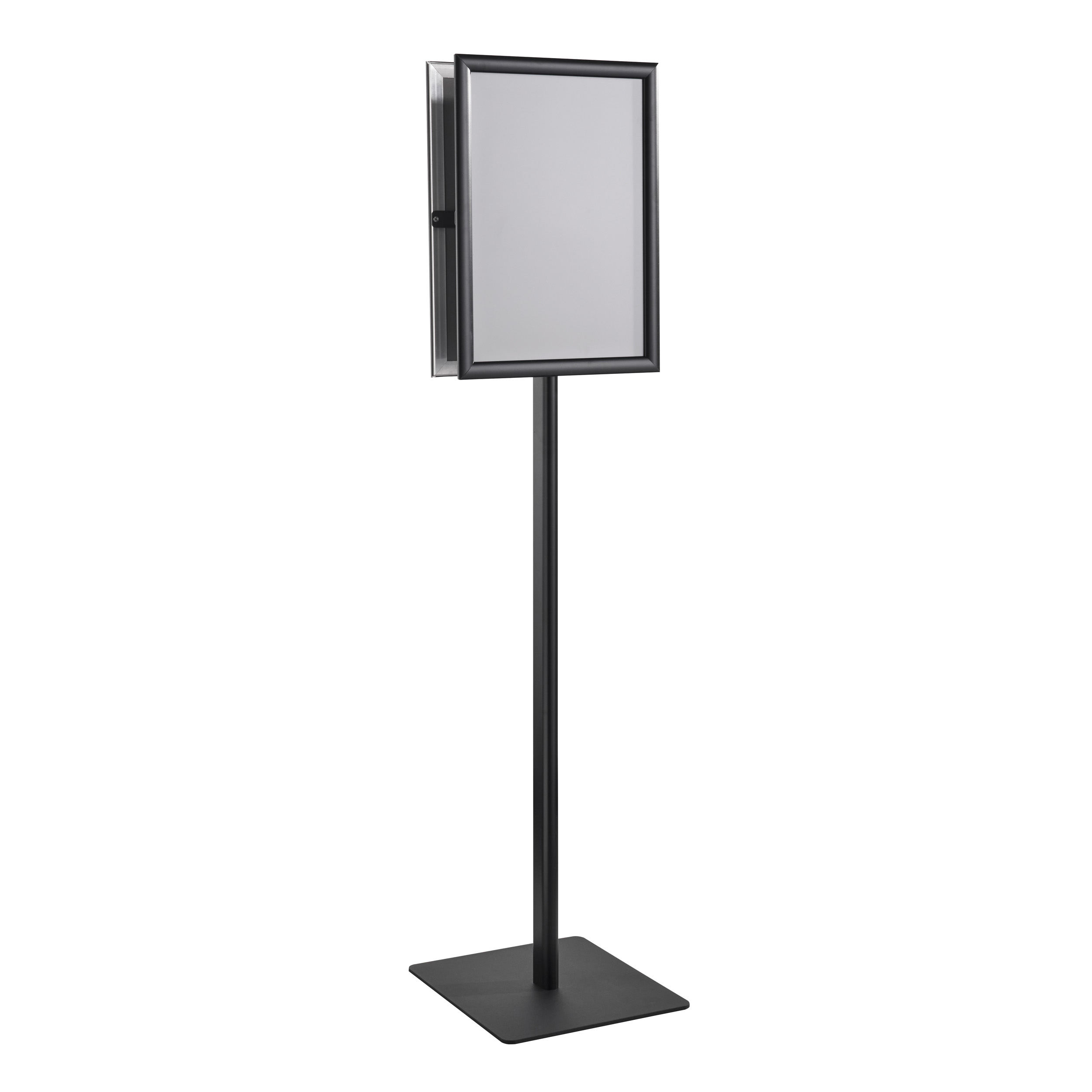 Plakatständer CLASSIC A3 doppelseitig, Klapprahmen schwarz, Aluminium|Stahl