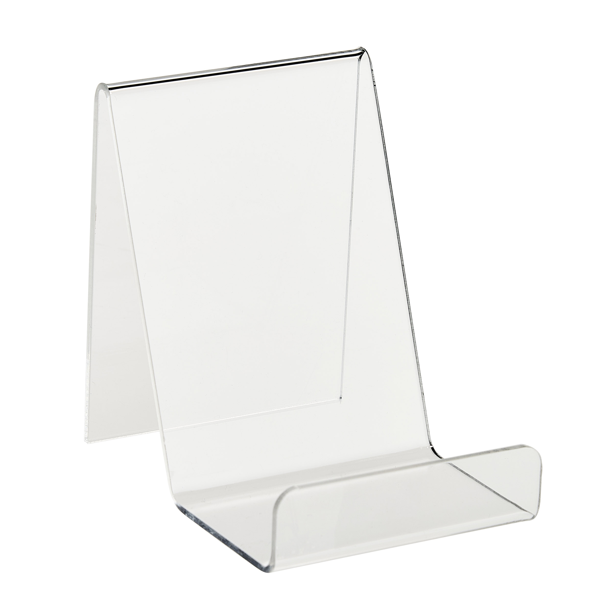 Buchständer Acryl 60 x 80 mm (A7), Acryl (PMMA), transparent