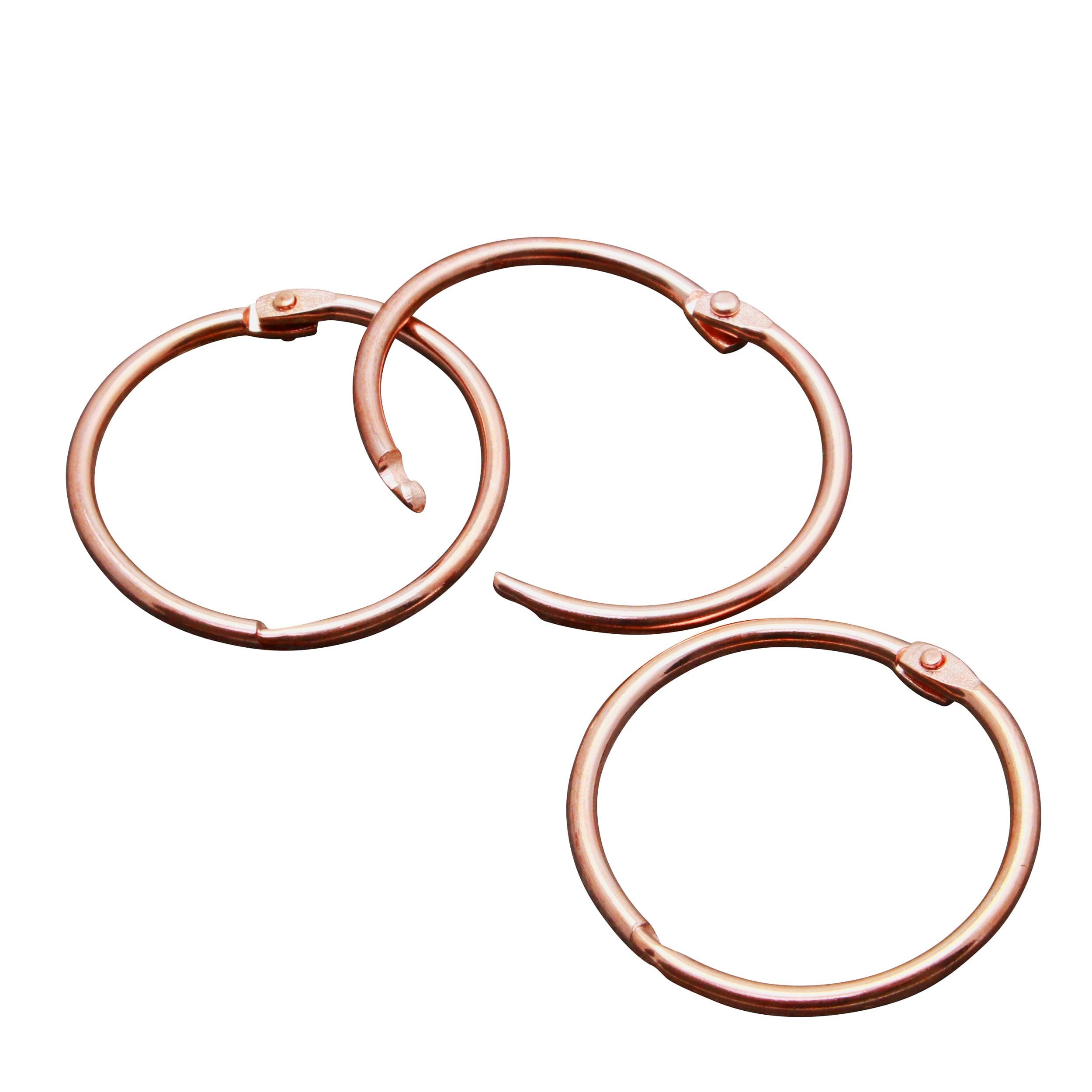 100 Heftringe Metall 32 mm | kupfer