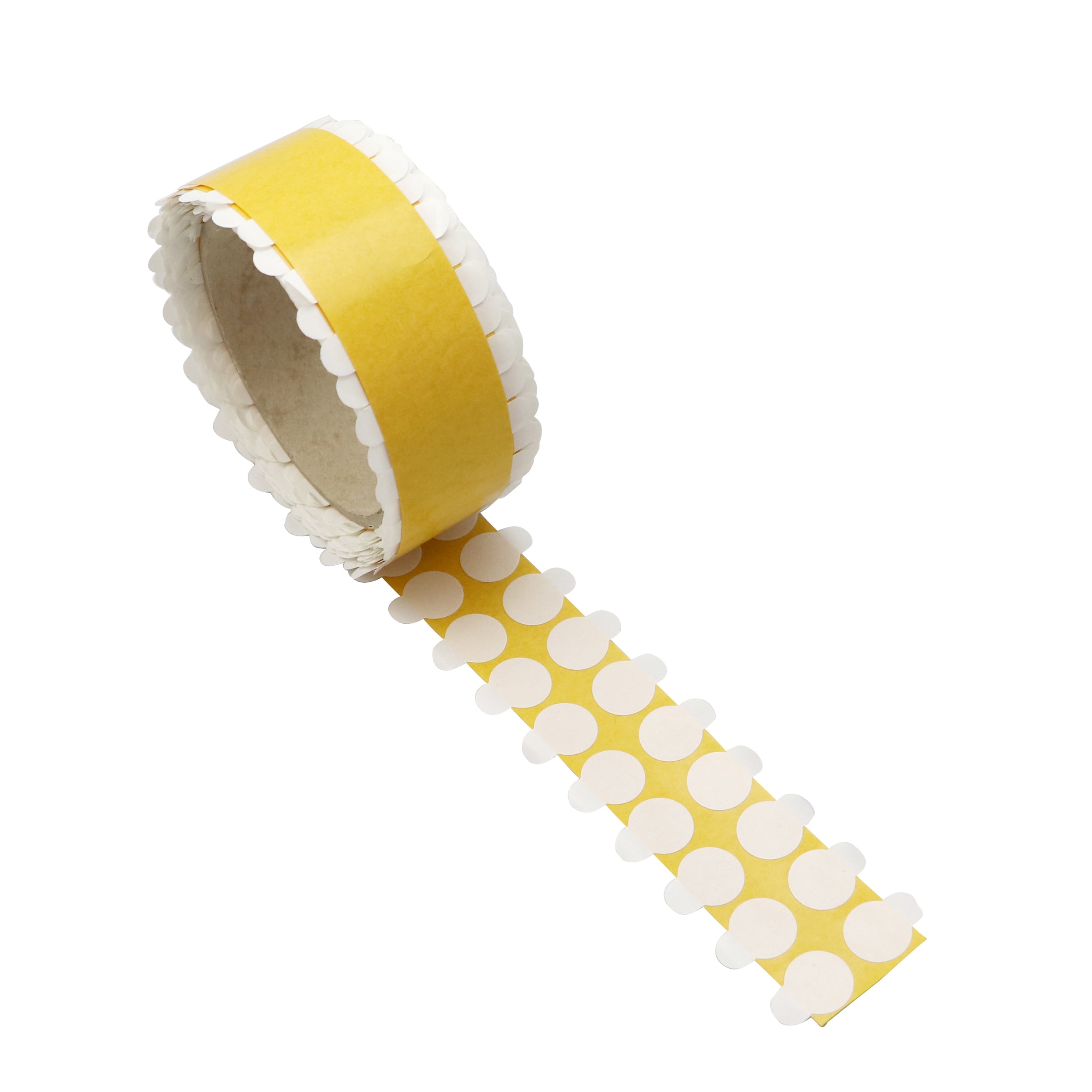 Doppelseitige PET-Klebepunkte, beidseitig stark haftend, 25 mm, 1000 Stück, transparent