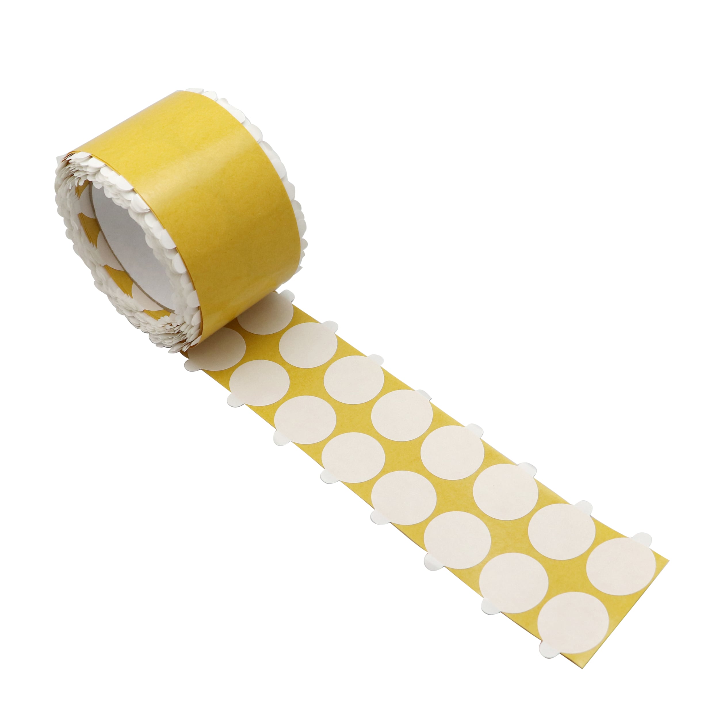 1000 Stück Runde Aufkleber Aus Kraftpapier - 25mm Etikettenrolle Für Büro, Lager & Markierung