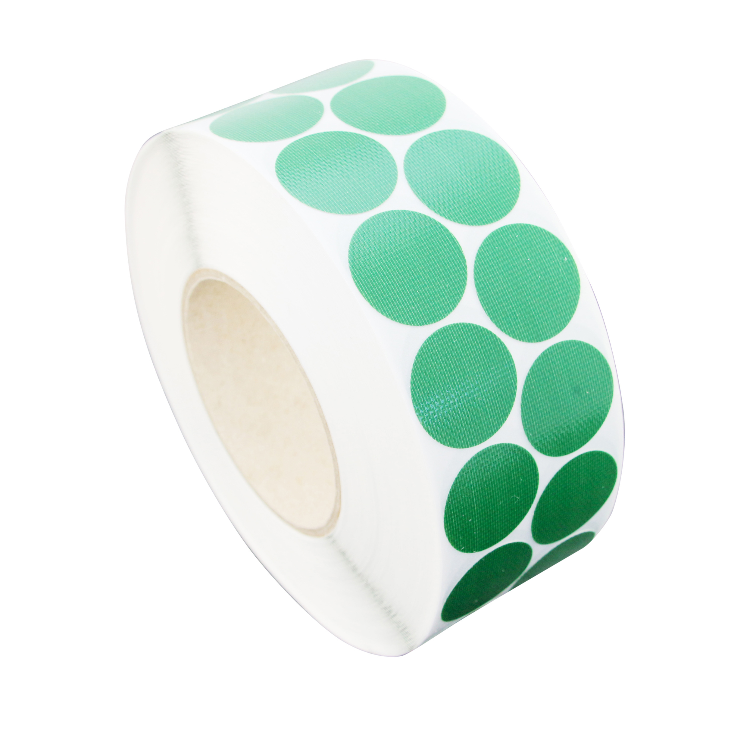 Gewebeklebepunkte, grün 30 mm | 2500 Stk, PE|Papier