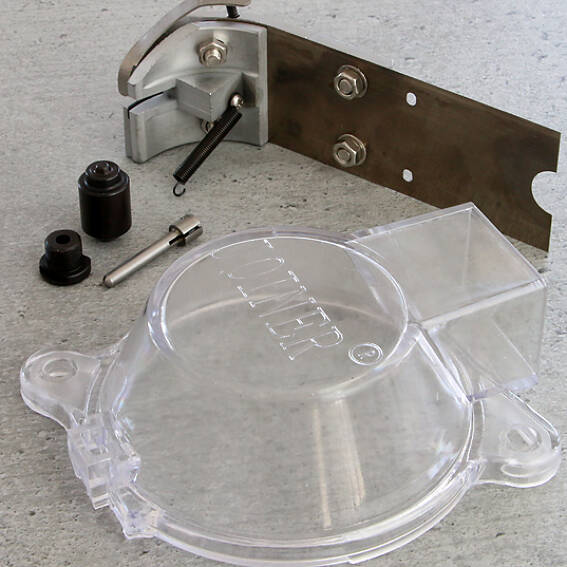 Ös-Werkzeug-Set M165 für Ösen 8E und 8E 4 lang, Eisen, silber